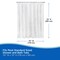 Kenney Mfg Medium Weight Decorative PEVA Shower Liner, 70" W x 72" H, Geo Frost KN61267 - alternate 4